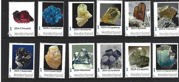 Nederland 2024 Minerals Yearset postfris/mnh