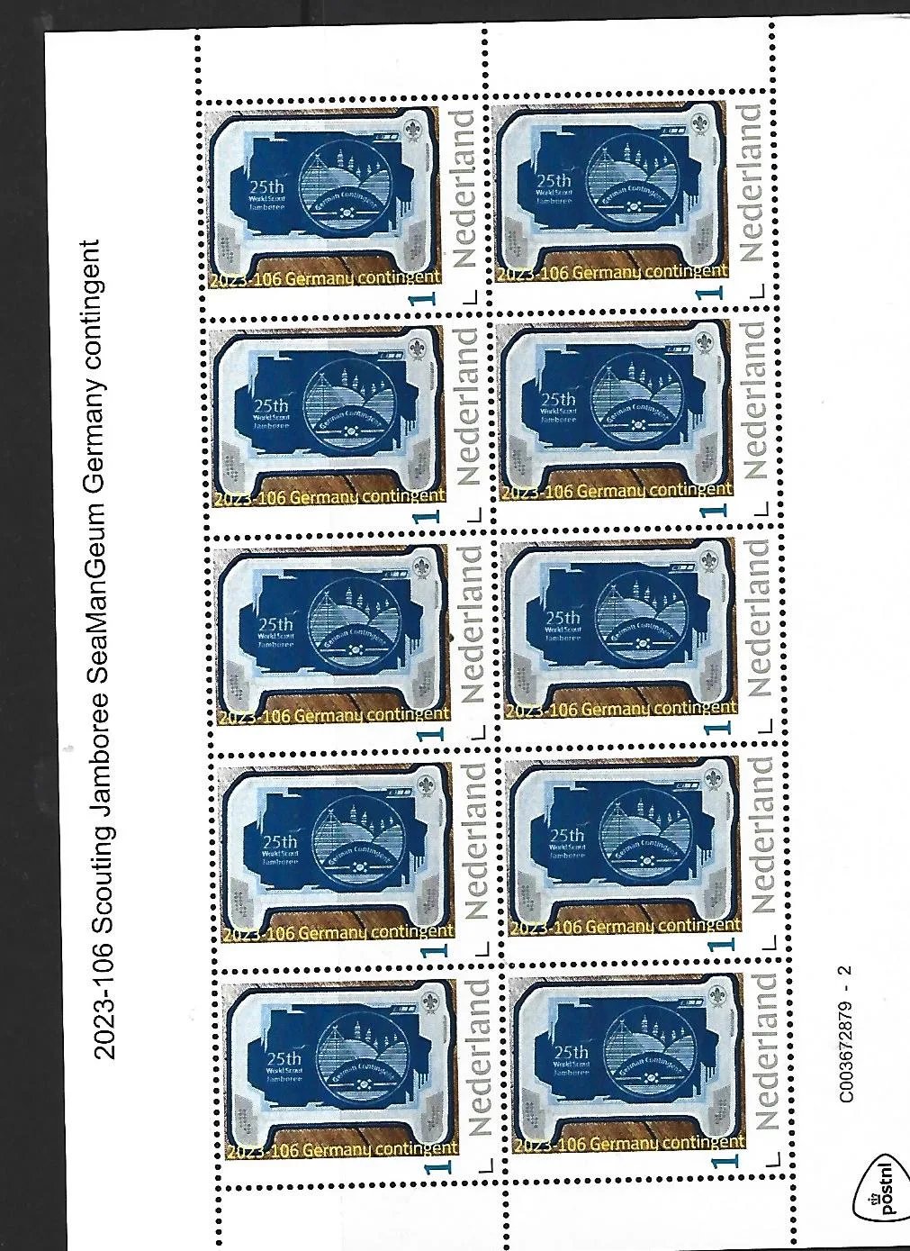 2023-106 Scouting Jamboree SeaManGeum Germany sheetlet MNH
