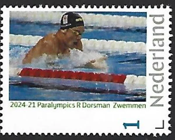 Pays-Bas 2024-21 R. Dorsman Natation 100 brasse neuf/mnh