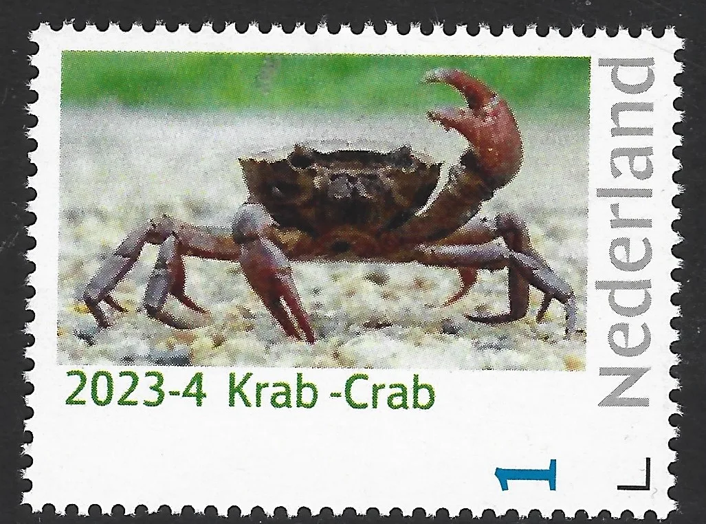 Niederlande 2023-4 Natur Krabbe - Crab Malcostraca postfrisch/mnh
