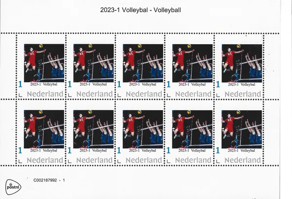 Netherlands 2023-1 Volleyball sheet MNH