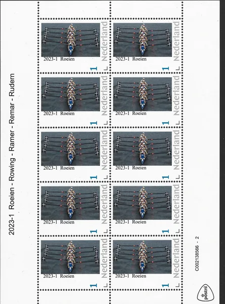 2023-1 Rowing rower oarsman rudern vel-sheetlet MNH