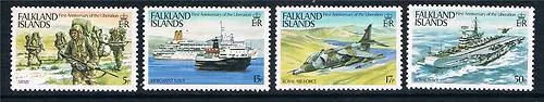 378-381 Falkland 1983 1 jaar na Falklandoorlog postfris/mnh