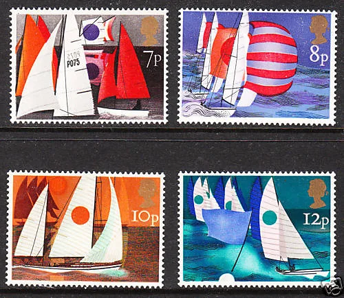 Großbritannien 1975 Segelbooten postfrisch/ungebraucht