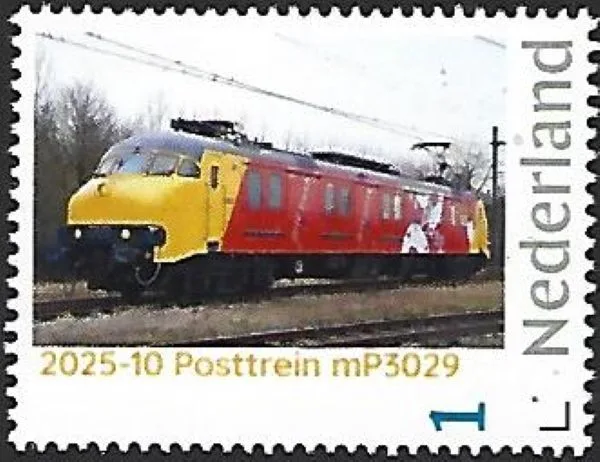 Nederland 2025-10 Trein Train: Posttrein MP3029 postfris/mnh