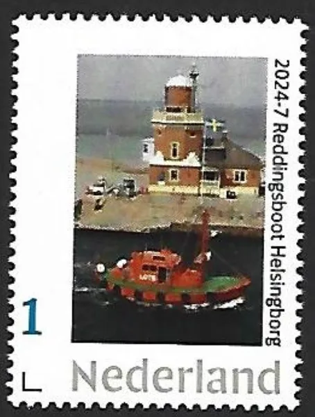 Netherlands 2024-7 Lifeboat Helsingborg Sweden MNH