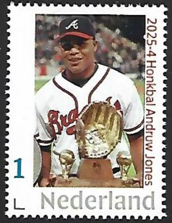 Netherlands 2025-4 Baseball: Andruw Jackson MNH