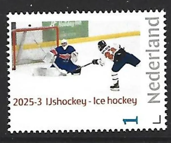 Nederland 2025-3 IJshockey Ice hockey WC U18 postfris/mnh