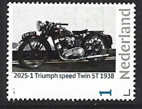 Nederland 2025-1a Motorfiets Motorcycle: Triump speedwin Twin 15T 938 postfris/mnh