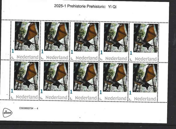 Netherlands 2025-1 Prehistory prehistoric: Qi sheetlet MNH