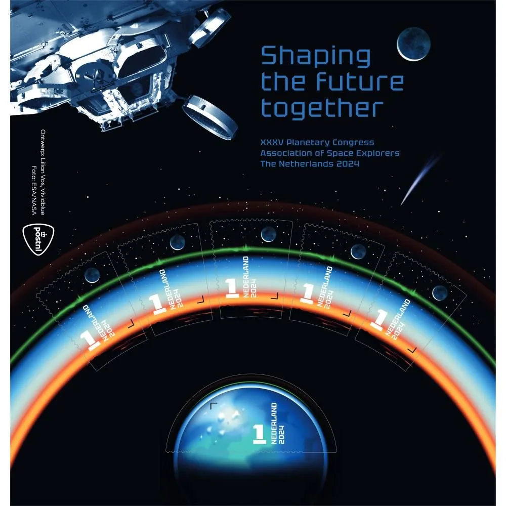 Netherlands 2024 Space Travel Shaping the future sheetlet MNH