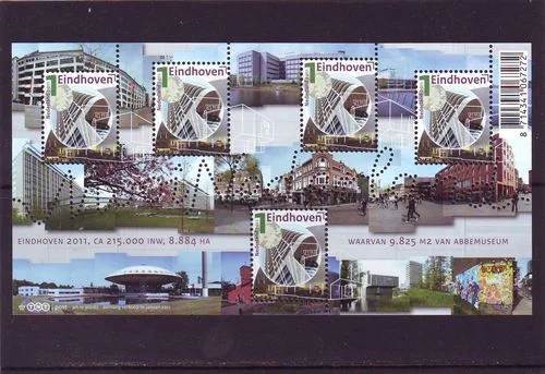 Nederland 2790 Mooi Nederland , Eindhoven blok/ms 2011 postfris/mnh