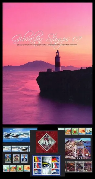GIBRALTAR 2007 JAARCOLLECT POSTFRIS