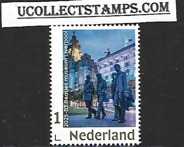 Nederland 2025-B3 The Beatles: Beatles museum Liverpool GOLD 1 postfris/mnh