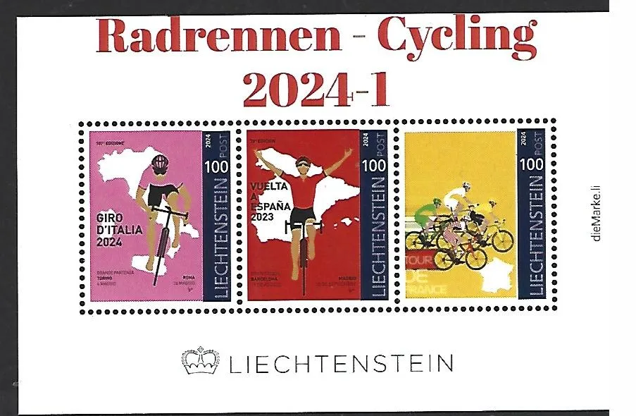 Liechtenstein 2024-1 Cyclisme Radrennen m/s neuf/mnh