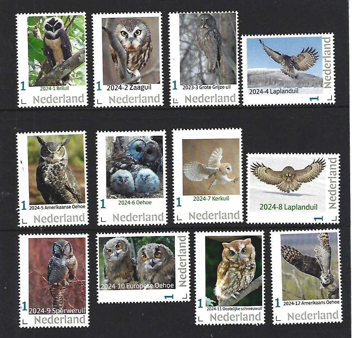 Netherlands 2024 Owl: Complete yearset MNH