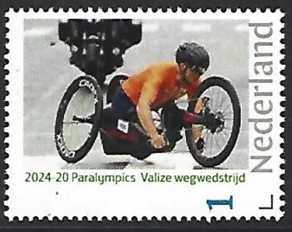 Netherlands 2024-20 Paralympics Mitch Valize roadrace cycling MNH