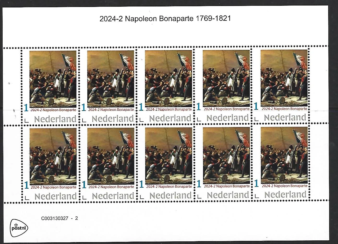 Niederlande 2024-2 Napoleon Bonaparte Blockeinheit postfrisch/mnh