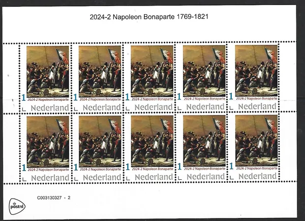 Netherlands 2024-2 Napoleon Bonaparte sheetlet MNH