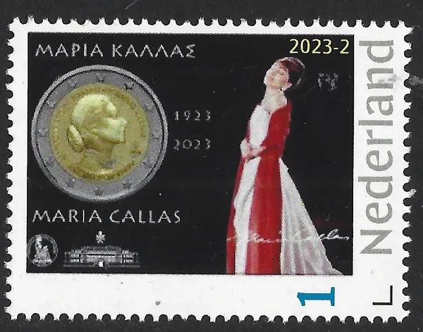 Netherlands 2023-2 Maria Callas MNH