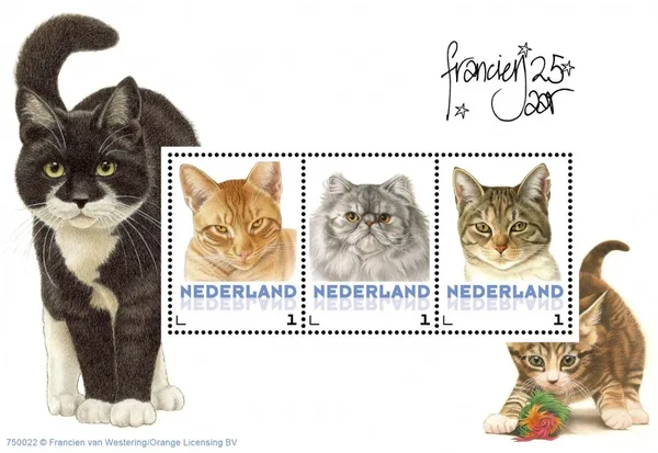 Netherlands 2015 Cats - Cats - Kittens 2 sheetlet MNH