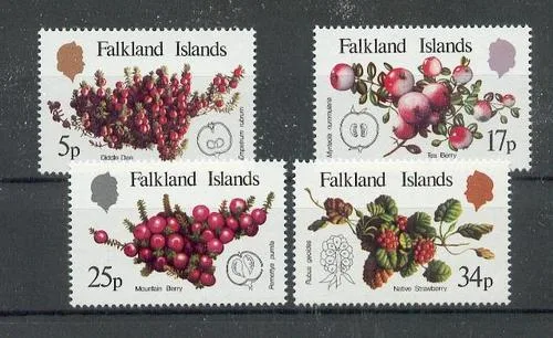 382-385 Falkland 1983 Vruchten - fruit -früchten postfris/mnh