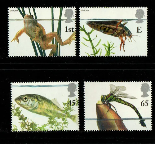 Großbritannien 2001 Wassertiere - Pondlife postfrisch/mnh