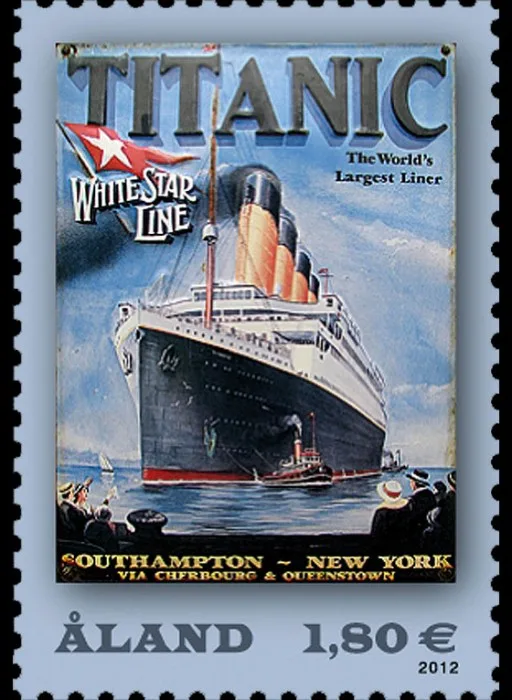 ALAND 2012 TITANIC POSTFRIS/MNH