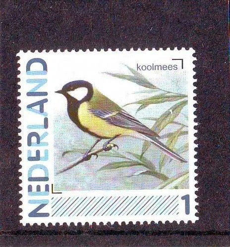 Nederland 2791 Koolmees vogel bird postris/mnh