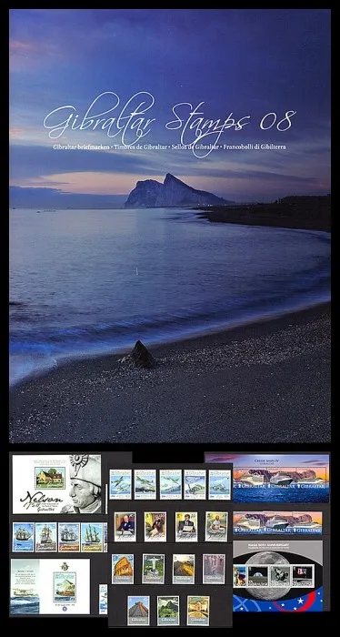 GIBRALTAR 2008 COLLECTION ANNUELLE POSTFRIS