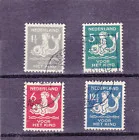 225-228 Kinderzegels 1929 gestempeld