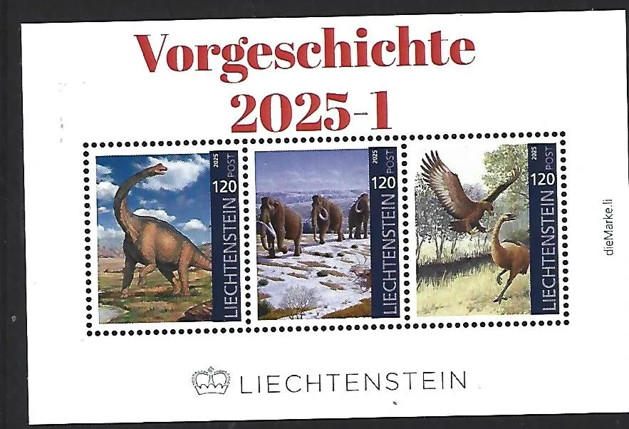 Liechtenstein 2025-1 Préhistoire postfris/mnh