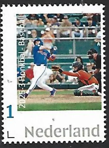 Nederland 2025-3 Honkbal Baseball postfris/mnh