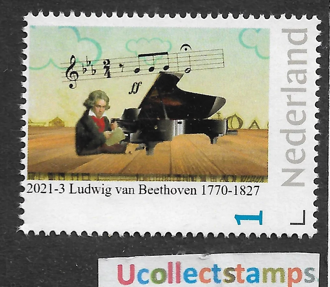 2021-3 Ludwig van Beethoven composer unused-MNH