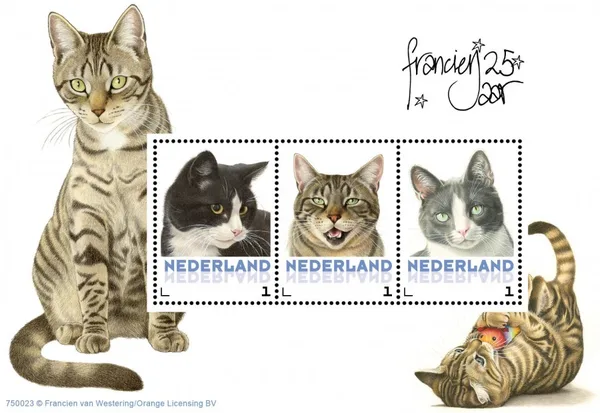 Netherlands 2015 Cats - Sheetlet MNH