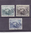 229-231 Rembrandt-zegels 1930 gestempeld