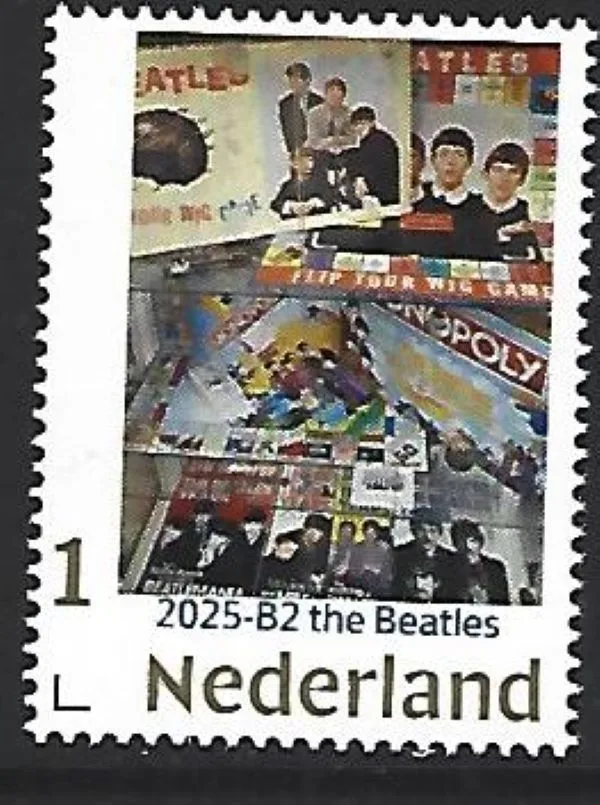 Nederland 2025-B2 Beatles museum Gold 1 stamp postfris/mnh