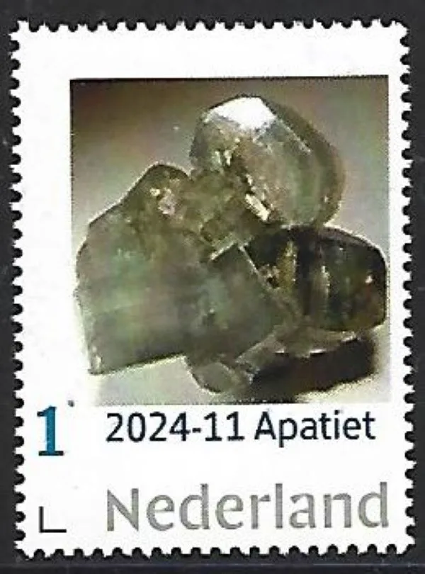 Pays-Bas 2024-11 Minéraux : Apatite neuf/mnh