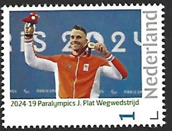 Pays-Bas 2024-19 Jeux Paralympiques J.Plat Cyclisme course sur route neuf sans charnière