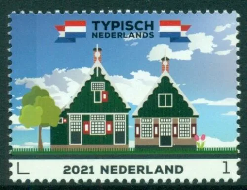 Netherlands 2021 Typical Dutch wooden houses 3920 MNH