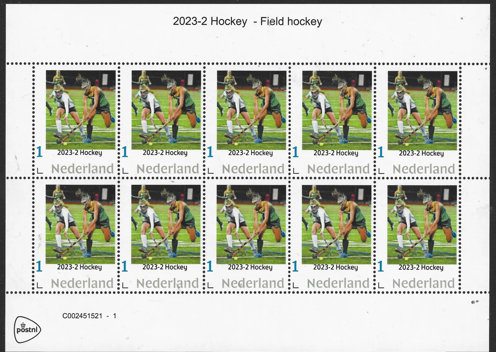 Pays-Bas 2023-2 Hockey sur gazon neuf/mnh