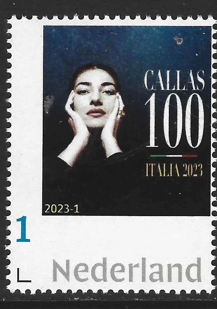 Niederlande 2023-1 Maria Callas postfrisch/ungebraucht