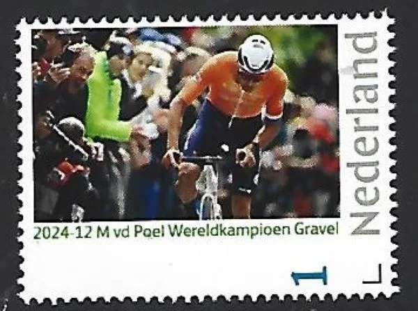 Pays-Bas 2024-13 Cycling M. vd poel Champion du Monde Gravel neuf/mnh