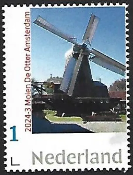 Nederland 2024-3 Molen Windmill: De Otter Amsterdam postfris/mnh