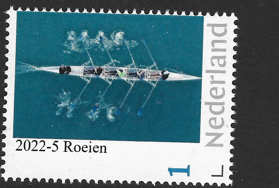 Pays-Bas 2022-5 Aviron - double quatre neuf oblitéré/neuf