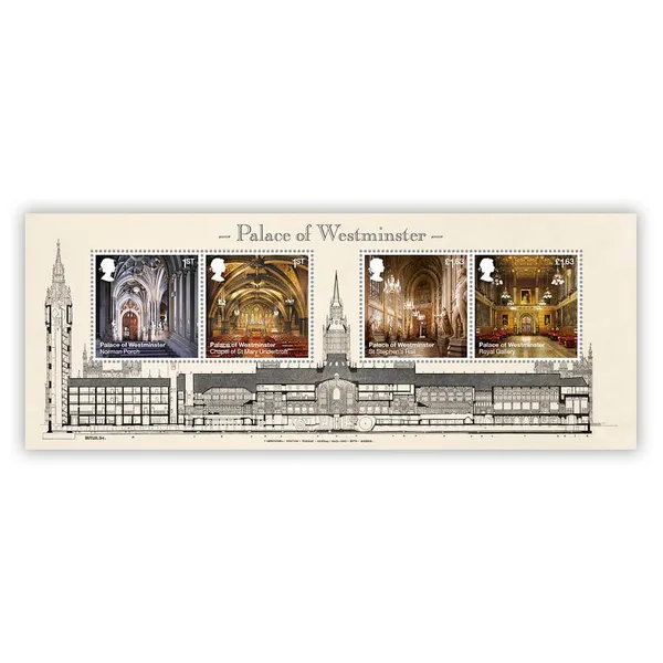 Gr. Britain 2020 Palace Westminster blok-m/s postfris/mnh