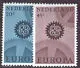 Nederland 884-885 Europa-CEPT (met watermerk, fosforcerend papier) 1967 postfris/mnh
