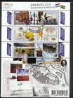 Nederland V2658-2663b Grenzeloos Nederland, Brazilie 2009 gestempeld
