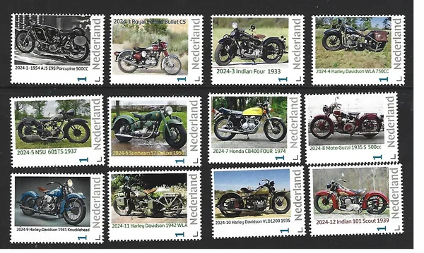 Netherlands 2024 Motorcycle: yearset MNH