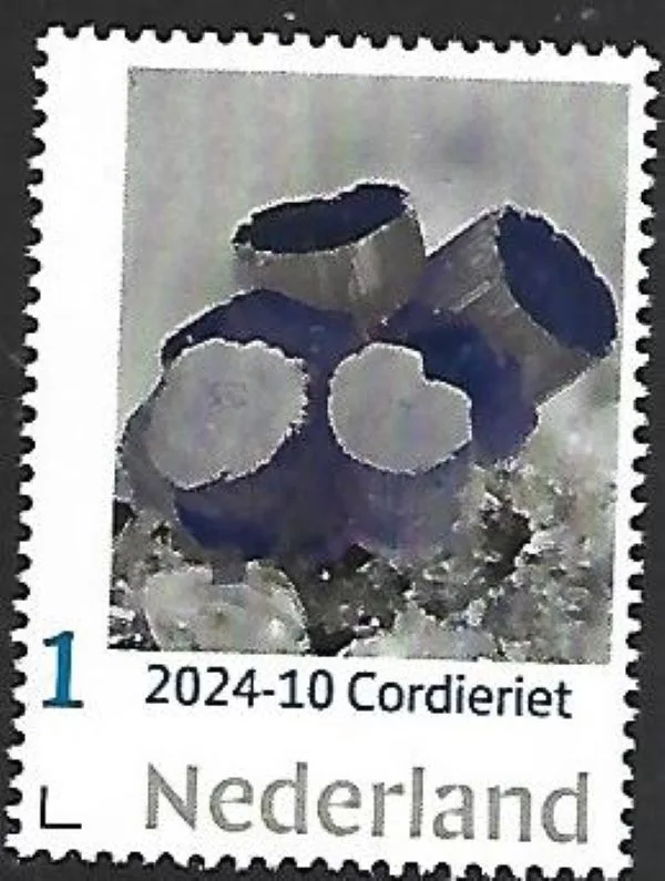 Pays-Bas 2024-10 Minéraux : Cordiérite neuf/mnh